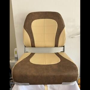 BASS PRO SHOPS TOURNAMENT PRO LOW BACK SEAT BOAT SAND BROWN